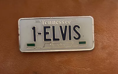 Vintage Elvis Presley License Plate #1 Memphis Tennessee Fridge Magnet • $8.99