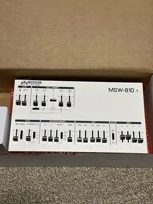 Vintage Michigan Synth Works MSW-810 Analog Synthesizer With Power Adapter • $1399