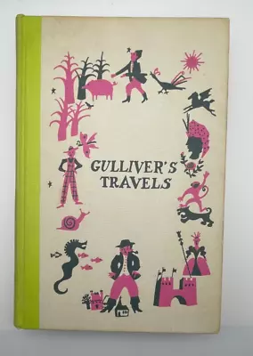 Gulliver's Travels By Jonathan Swift Junior Deluxe Edition HC Book Vintage • $4.50