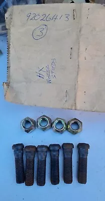 Holden HX Wheel Studs X 6 + 4 Nuts. Part 92026413  New Old Stock  • $15