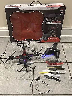 Recon Quadcopter 4 Channel 2.4GHZ HD Camera Drone With WIFI • £37.99