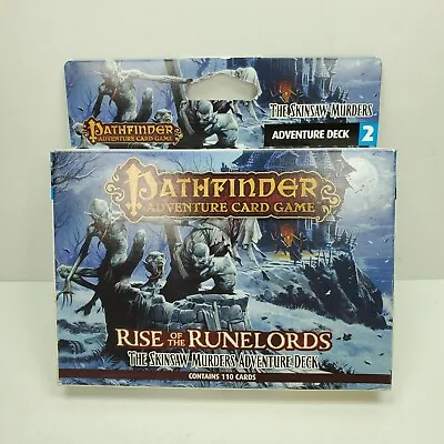 Pathfinder Adventure Card Game Rise Of The Runelords Deck 2 The Skinsaw Murders • $11.96