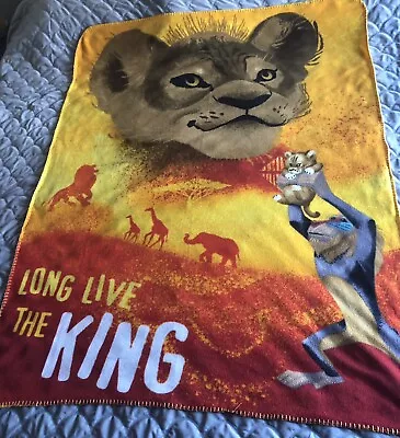 Disney’s Lion King Blanket Long Live The King Plush Fleece Throw  • $12