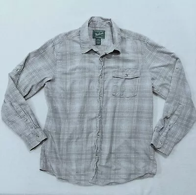 Vintage Woolrich Mens Flannel Plaid Shirt Button Down Size Large Long Sleeve  • $29.90