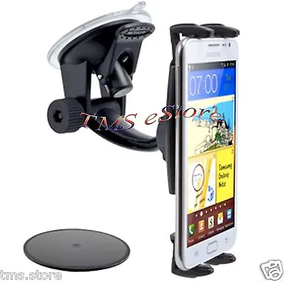 Samsung Galaxy Note Auto/Car Windshield/Dash Adjustable Suction Cup Mount SGN214 • $16.89