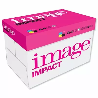 Image Impact 80 Gsm A4 Laser & Inkjet Paper 500 1000 2500 5000 Sheets / Boxes • £0.99