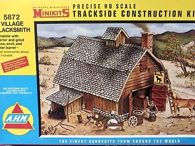 Ahm # 5872 Blacksmith Shop Kit With Some Equipment  --  Ho Scale • $9.50