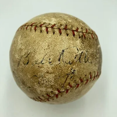 Babe Ruth & Lou Gehrig Sweet Spot Signed 1920's Baseball JSA COA • $8999.10
