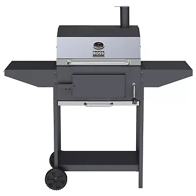 BBQ Charcoal Grill Barbecue Smoker American Style Garden Portable Outdoor • £153.63