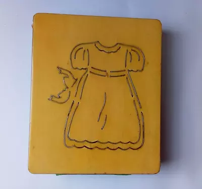 £8 • Buy 1  Thick Wooden Die - Dress Blessing (Works With Sizzix Bigz Pro)