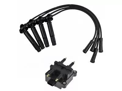 TRQ 58HB13H Ignition Coil And Spark Plug Wire Set Fits 1999-2004 Subaru Forester • $67.50