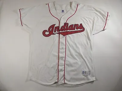 Vintage Cleveland Indians Jersey 1990 Russell Athletics • $24.95