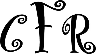 INITIALS Custom Monogram Decal Letters Car Window Bumper Sticker Personalized  • $12.99