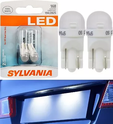 Sylvania LED Light 168 T10 White 6000K Two Bulbs License Plate Replacement OE • $16.50