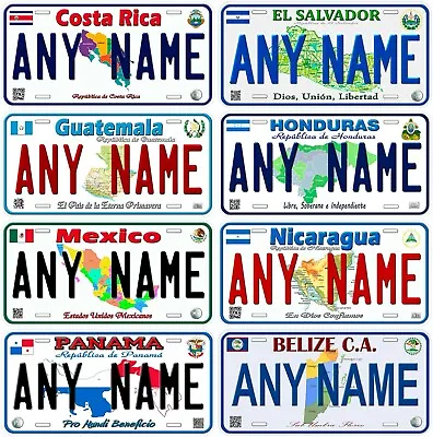 Custom Central America Countries Any Name Personalized Novelty Car License Plate • $18.89