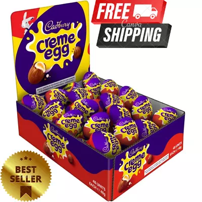 £34.99 • Buy Cadbury Creme Egg  Pack Of 48 ( Next Day Delivery )