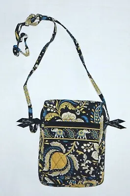 VERA BRADLEY Ellie Blue Elephant Pattern Small Hipster Crossbody Bag EXC • $28.99