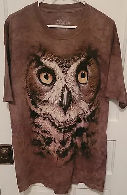 The Mountain Shirt Men's  X-LARGE Big Owl Face Tie Dye  XL • $13.99