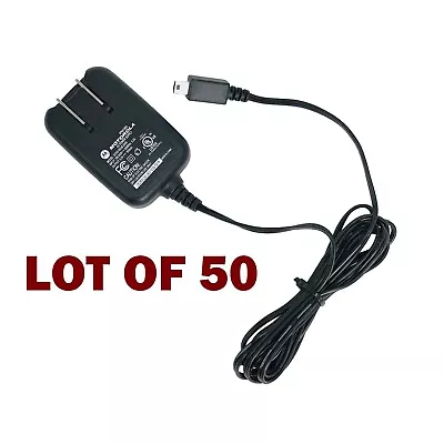 Lot Of 50 Motorola DCH3-05US-0300 AC Adapter Cell Phone Wall Charger 5V 550mA • $156.75