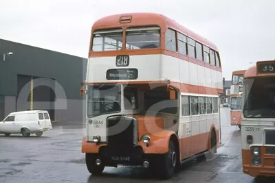 Bus Photo - Greater Manchester PTE 5844 TE HJA944E Leyland Titan Ex Stockport • £1.19