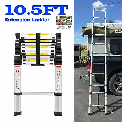 8FT-20FT Tall Telescoping Ladder Extension Collapsible Ladders Aluminum /+ Hook • $71