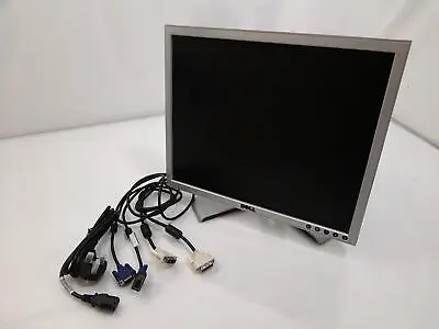 Dell 1907FPc 19 Inch VGA DVI-D 1280x1024 Monitor With Stand • £27.98