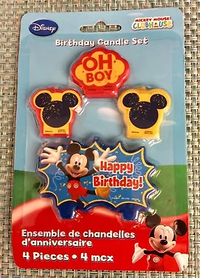 Mickey Mouse Clubhouse Disney Kids Birthday Party Decoration Molded Cake Candles • $6.97