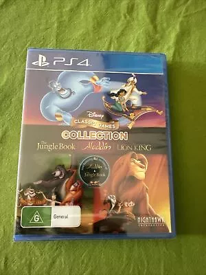 Ps4 Disney Classic Games Jungle Bookaladdinthe Lion King Brand New Sealed • $25