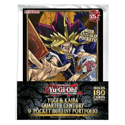 YuGiOh! - Yugi & Kaiba Quarter Century 9-Pocket Card Portfolio • $41.35
