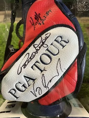 PGA Golf Limited Edition Mini Tour Bag Autographed By 6 Masters Champions • $129.95