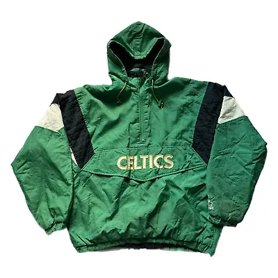 Vintage 90s Starter Boston Celtics NBA Puffer Jacket Mens XL 1990s • $199.95