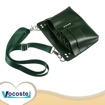 Piece Of 1 Hairstylist Storage Waist Belt Scissor Apron Belt PVC Green • $18.39