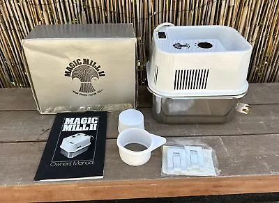 Magic Mill II 2 High Speed Wheat Grain Corn Flour Bread Grinder - Tested • $199.95