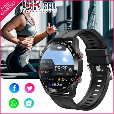 HW20 Bluetooth-Compatible Talking Watch For Android IOS Waterproof HD Screen • £19.76