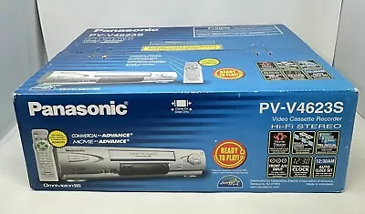 Panasonic PV-V4623S VHS VCR Video Cassette Recorder W/ Remote Factory Sealed New • $349.98