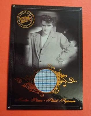 Elvis Presley Worn Pajamas Relic Swatch Costume Card 2008 Master Pieces • $54.95