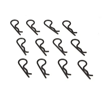 TLR 22 Black Body Clips (12pcs) TLR8202 • £6.50