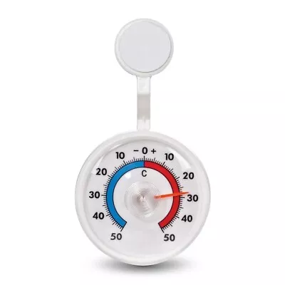 Hama Window Round Thermometer Indoor Outdoor Garden Greenhouse Conservatory • £5.45