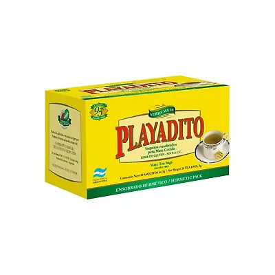 PLAYADITO COCIDO YERBA MATE TEABAGS X20 BAGS • £6.63