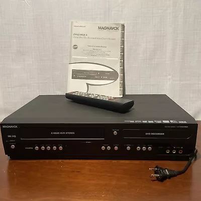 Magnavox ZV457MG9 VCR/DVD HDMI Recorder Combo - Tested - Remote And Manual • $139.99