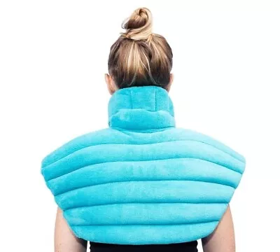 Hot Gel Beads Neck Warmer Microwave Weighted Shoulder Pain Relief  Therapy Wrap • £16.99