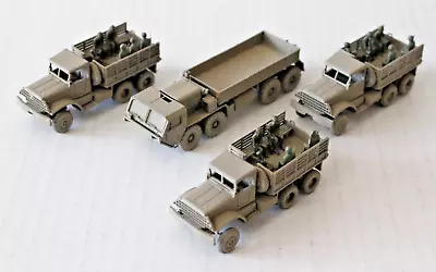 Roco Minitanks    Munitions Cargo Truck  Soldiers     1/87 Scale  Lot Of 4 • $39.95