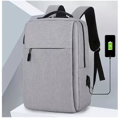 16  17  19  Men Women Backpack Bookbag School Travel Laptop Rucksack Zipper Bag • $10.79