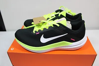 Nike Air Winflo 10 XCC Black Volt Hyper Pink FN6825-010 Size 10.5 Men's Running • $49.99