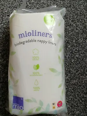 £3.99 • Buy New Bambino Mio Nappy Liners Biodegradable Mioliners 160