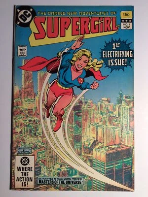 £8 • Buy Supergirl #1, VF, 1982,  Rich Buckler Cover, 16-page MOTU Comic Preview Insert