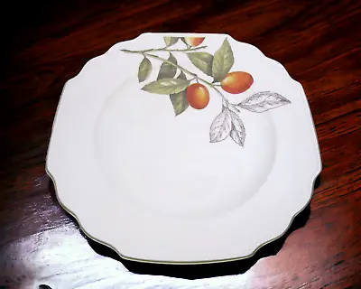 Villeroy & Boch Country Collection Cascara Oranges? Dinner Plate W Green Trim • $39.99