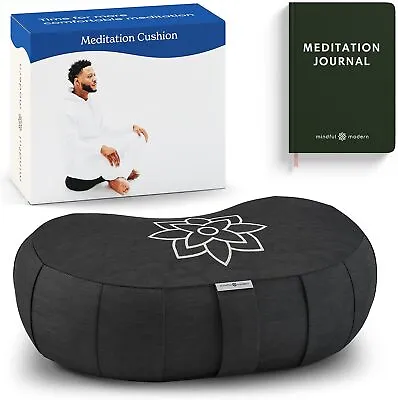 Cojin De Meditacion Grande Consciente Y Moderno | Zafu Yoga Bolster Piso De M... • $58.09
