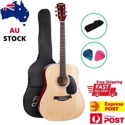$127.95 • Buy Acoustic Guitar 41  Inch Maple Wood Classical Cutaway Steel-String Great Tone AU