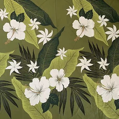 Vintage 2004 Trendtex Fabrics Hawaiian Tropical Fabric Approx 51x45” • $29.99